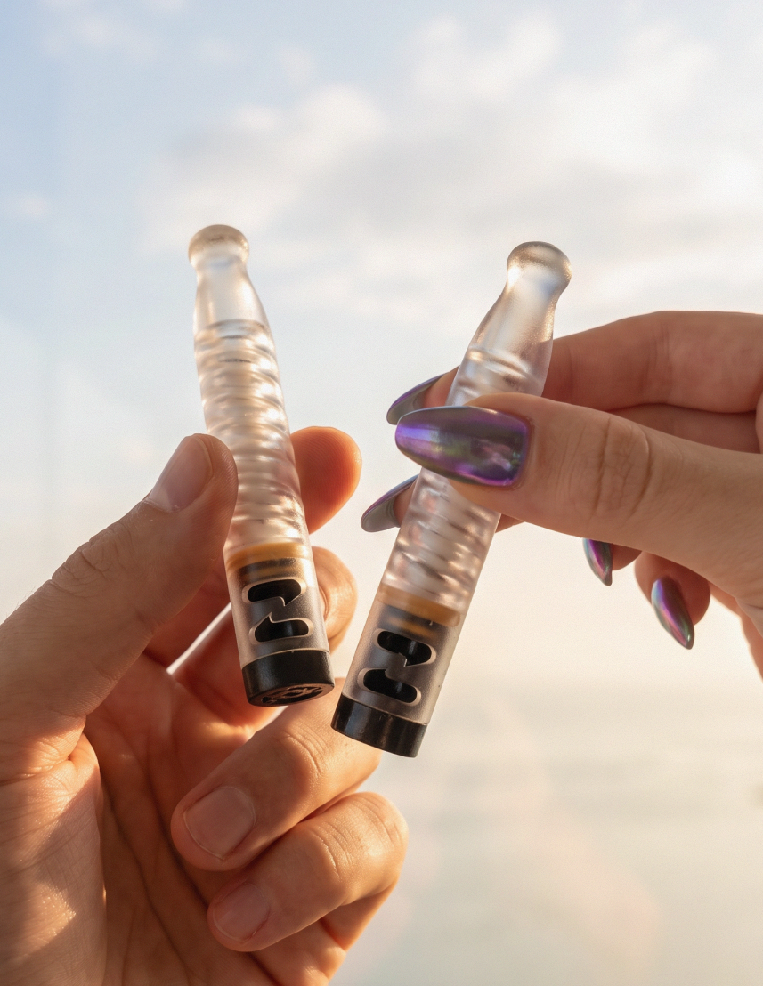 Gutsz Mint Everest Flavored Air device with mint leaves